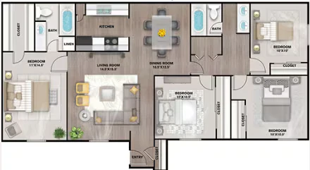 Unit 31-3107 31-3107 floor plan